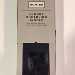 Brand New Hunter Black Shearling Insoles